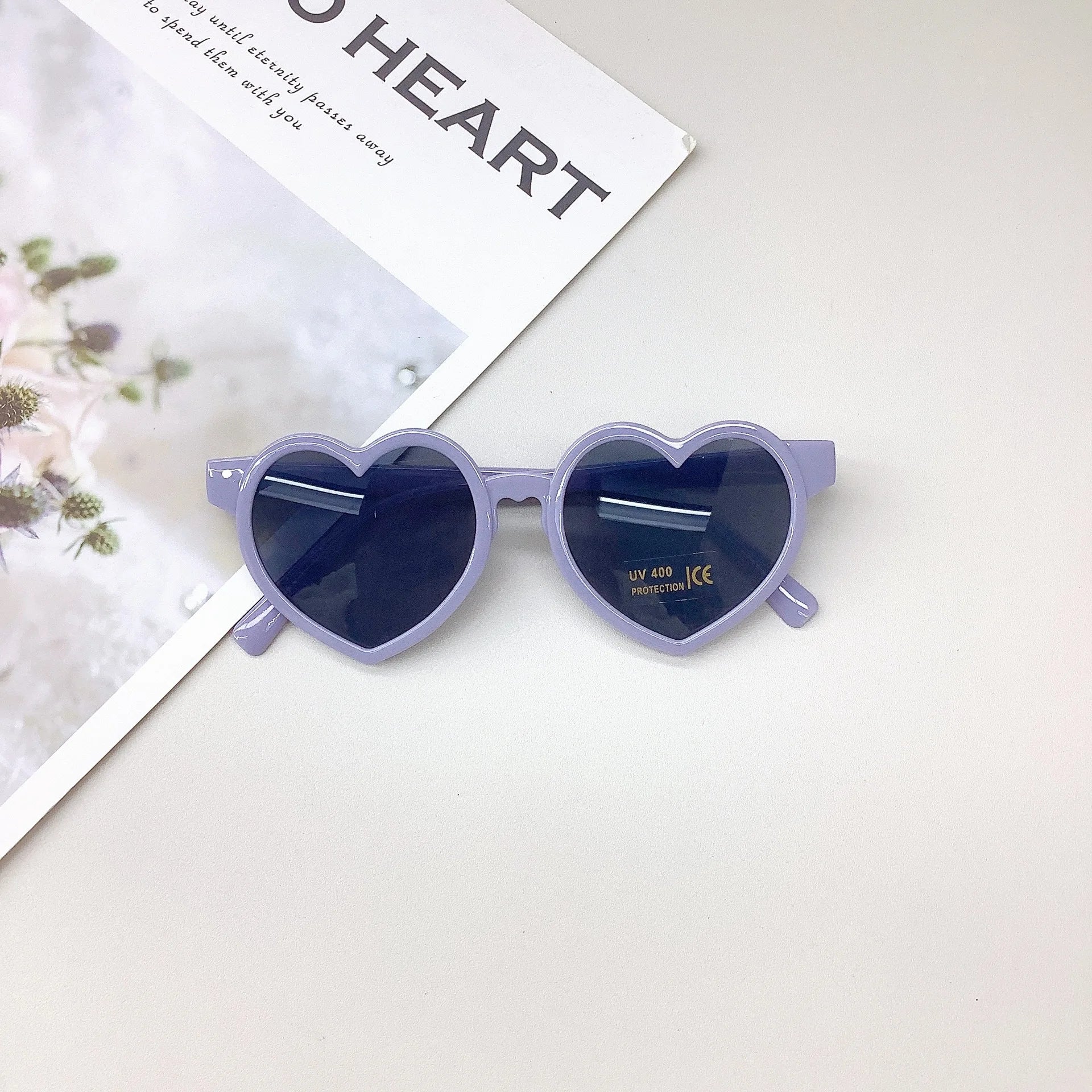 Lucky Lovely Children Sunglasses Heart Shaped Kids Sunglasses Cute Girls Sun Glasses