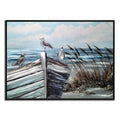 Wholesale Yihui Arts LB 897 Impressionism Sailing Boat Blue and Silvery Aluminum Metal Wall Art Decor