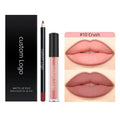 Wholesale Matte Liquid Lipstick Set With Lip Liner Makeup Gift Custom Waterproof Lip Gloss Lip Kit Sets
