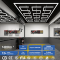 Factory Aluminum Working Light S Shape Gym Car Workshop Detailing Supermarket LED Lights