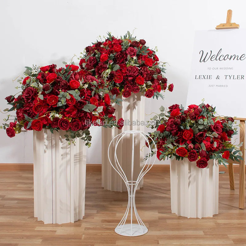 L-FB053 Wholesale Flower Ball Wedding Centerpieces Flower Balls for Wedding Decoration Artificial Flower Ball for Event Decor