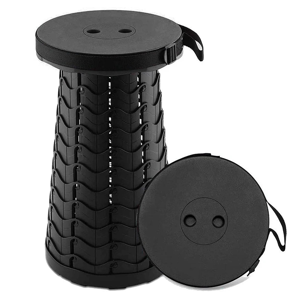 Outdoor Collapsible Chair Telescopic Folding Stools for Camping