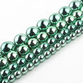 Wholesale Smooth Green Hematite Stone Beads round Shape 3/4/6/8/10MM for Jewelry Making DIY