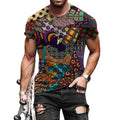 Custom Short Sleeve All Printed Graphic T Shirt for Men Vintage Retro Shirt for Men Dress Tee Shirt