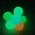 XTQ Toy 4.5 cm Glow in Dark Sticky Ball Toys Used Cheap Kid Creative Wholesale TPR Squeeze Toy
