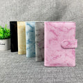 Wholesale Custom Marble A5/A6 Budget Binder Planner Organizer PU Leather Custom Notebook Budget Binder Inserts