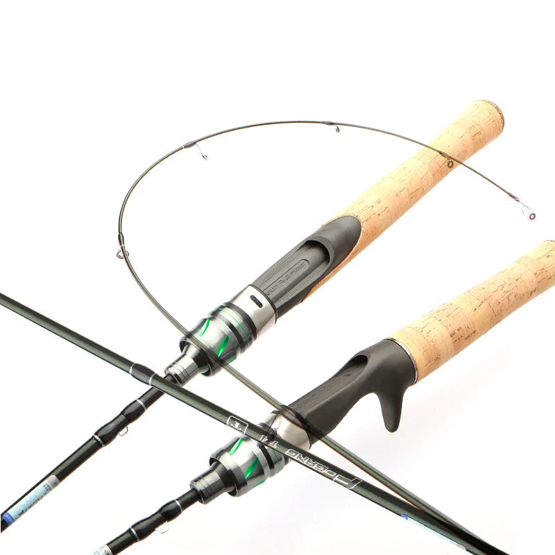 Wholesale 1.29m One Half-ejection Solid Rod Slightly Ultra-soft Ejection Micro-object Spinning and Casting Fishing Rod
