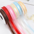 Wholesale 2.5CM*45M Polyester Satin Ribbon for Wedding Party Cake Gift Bow Flower Bouquet Gift Box Wrapping