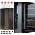 Korean Style Front Door Steel Security Doors Residential Modern Exterior Doors