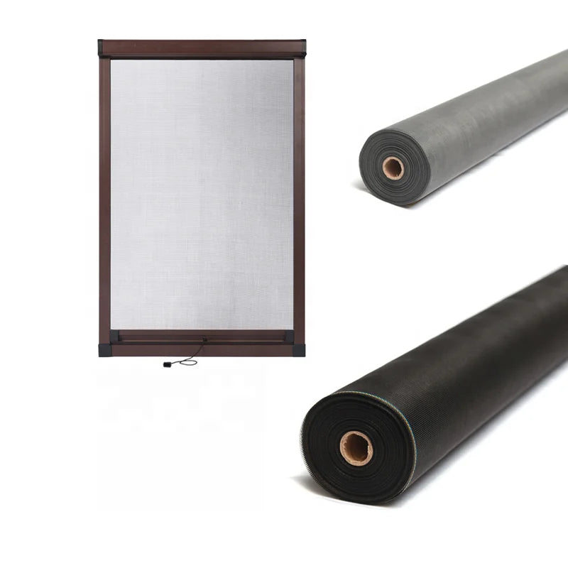 JINDI Modern Waterproof PVC Coated Fiberglass Mesh Fire Resistant Screen Door & Window Fly Screen with 5 Year Warranty