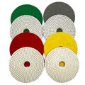 6inch 150mm Quartz Marble Granite Flexible 3 Step Diamond Polishing Pads