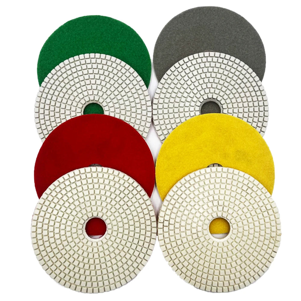 6inch 150mm Quartz Marble Granite Flexible 3 Step Diamond Polishing Pads