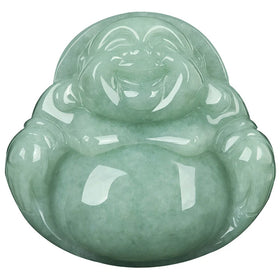 Certified Grade a Myanmar Buddha Buddha Statue Pendantjewelry Natural Ice Type Myanmar Jade Direct Wholesale for Men and Women