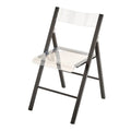 Modern Simple Acrylic Transparent Folding Chair for Home Dining Beverage Store Photography Convenient Storage Folding Chair