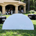 Modern 5ft 60inch Lightweight HDPE Plastic Top Outdoor Table Foldable 10-Seater for Banquets Hotels Wedding Events Entry Villas