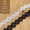 100% Polyester Lace Decoration Wholesale Water-soluble Embroidery Lace Home Textile Clothing Lace Accessories Edging