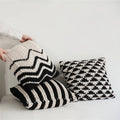 Brand Nordic Chunky Knit Chair Cushion Luxury Thick Yarn Fluffy Soft Room Decor Bed Cushion Pillow Crochet Throw Pillow