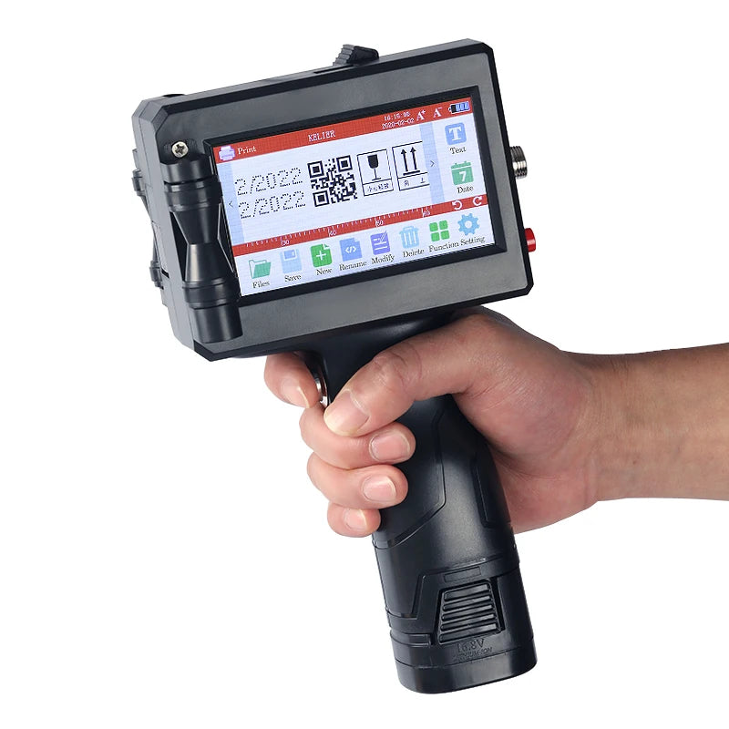 Kelier Smart TIJ Expiry Date Coding Printer bar QR Code Batch Number Inkjet Printer