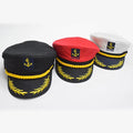 Adult Navy Captain Plush Unisex Casual Business Beach Hat Polyester/Cotton Four Seasons