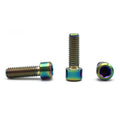 Colorful Titan Fasteners Hex Cap Titanium Screws Round M3 M5 M6 M8 Socket Titanium Screw for Bicycle Power