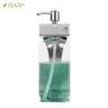 304# Stainless Steel Hotel Wall Mounted Manual Single and Double and Three Heads Soap Shampoo Conditioner Dispenser