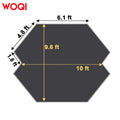 WOQI Large 3m Camping Tarp Multi-Function Hammock Rainfly for 3-4 People Hot Selling Outdoor Rainfly for Hammock Tent