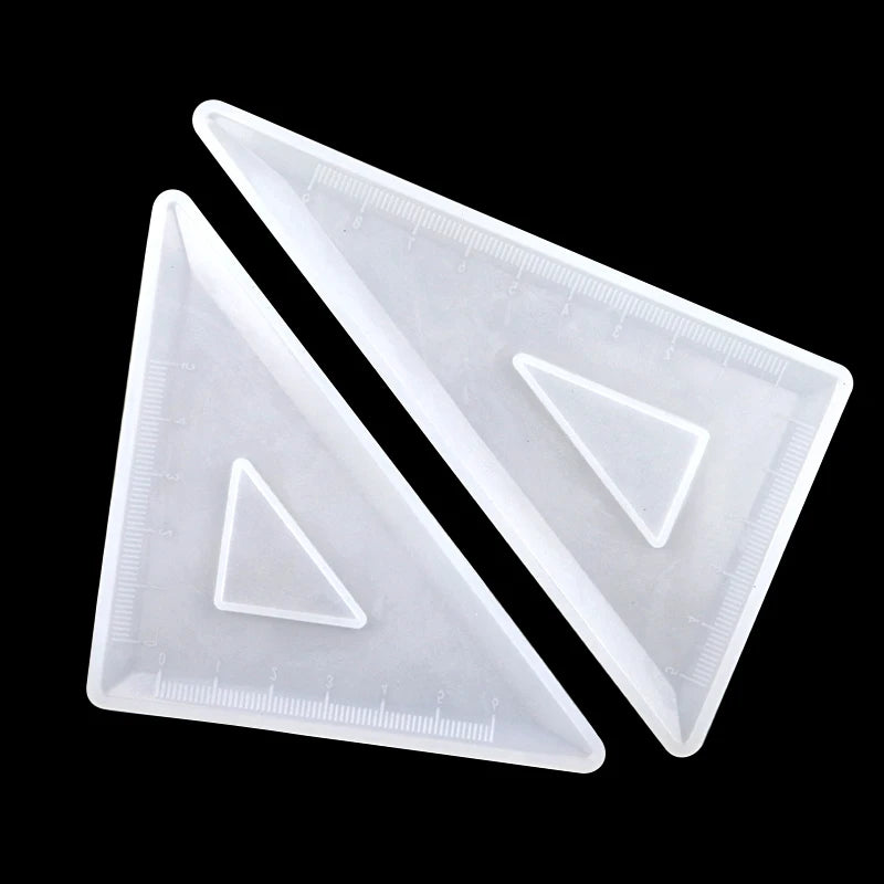 1065 Four Rulers a Set DIY Crystal Glue Dropping Silicone Mold Creative Jewelry Learning Decoration Ruler Resina Moldes Silicona