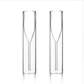 Light Luxury Transparent Double Wall 150ml Wedding for Flute Coupe Tulip Bar Party Cocktail Liqueur Aperitif Sparkling