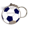Cheap Customised Double-Sided Label Football Ball Keyring with Custom Logo Metal Zinc Alloy Die-Cast Souvenir/Gift Custom Size