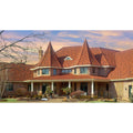 North America Stone Granules Coated PPGI Steel Roof Tiles Tejas Green Back Siding Roofing 0.45 mm