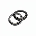 K-tech Pair of Fork Dust Seal Covers Compatible with Gas Gas EC-F 350 21-24 for NOK