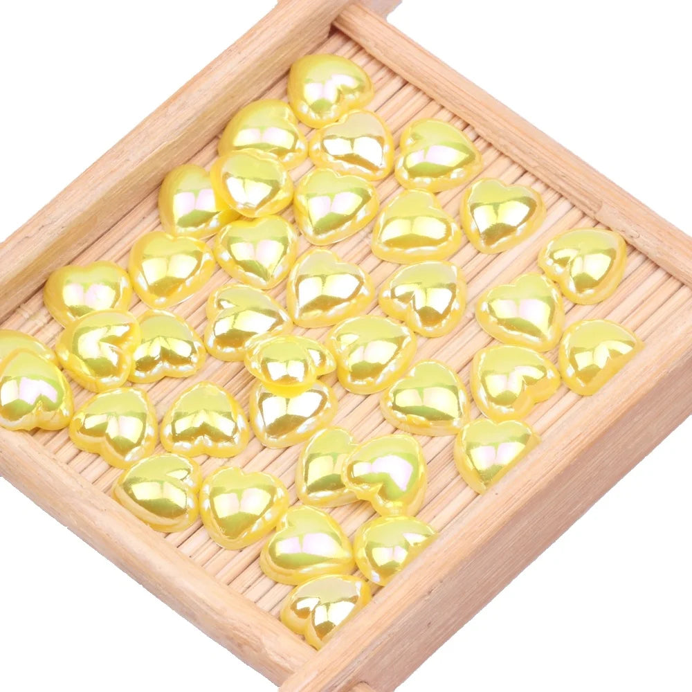 Hot Sale Color AB 6mm 5000pcs Flat Back Heart Rhinestones Nail Art DIY Bags & Shoes Hair Clip Accessories Wholesale