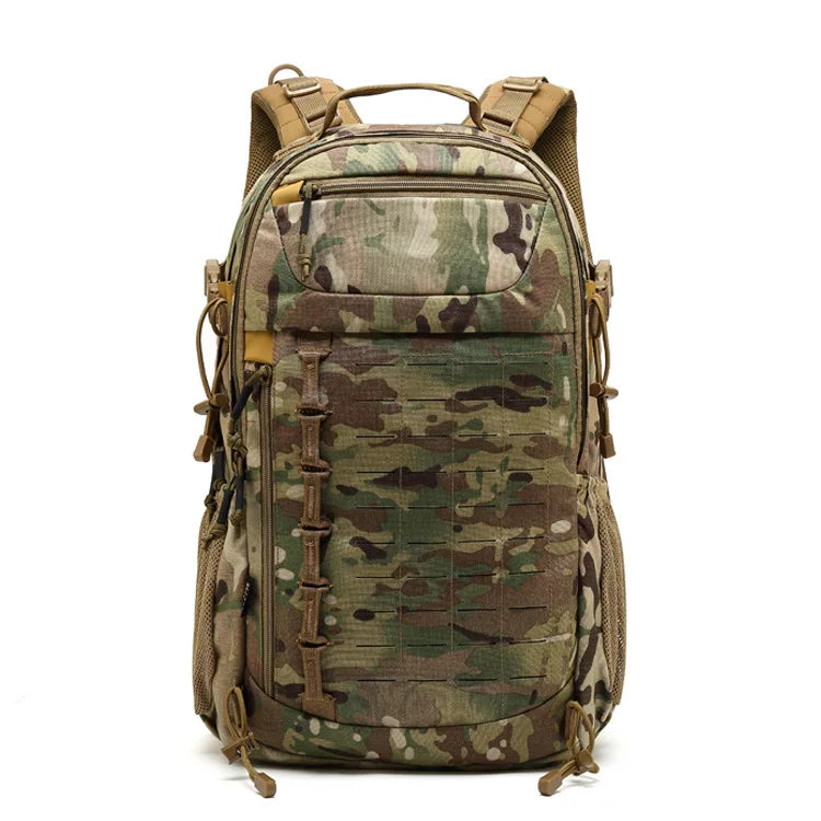 Wholesale Tactical Backpack 1000D Oxford Fabric with Breathable Shoulder Straps & Water Bottle Pouch Tactical Backpack