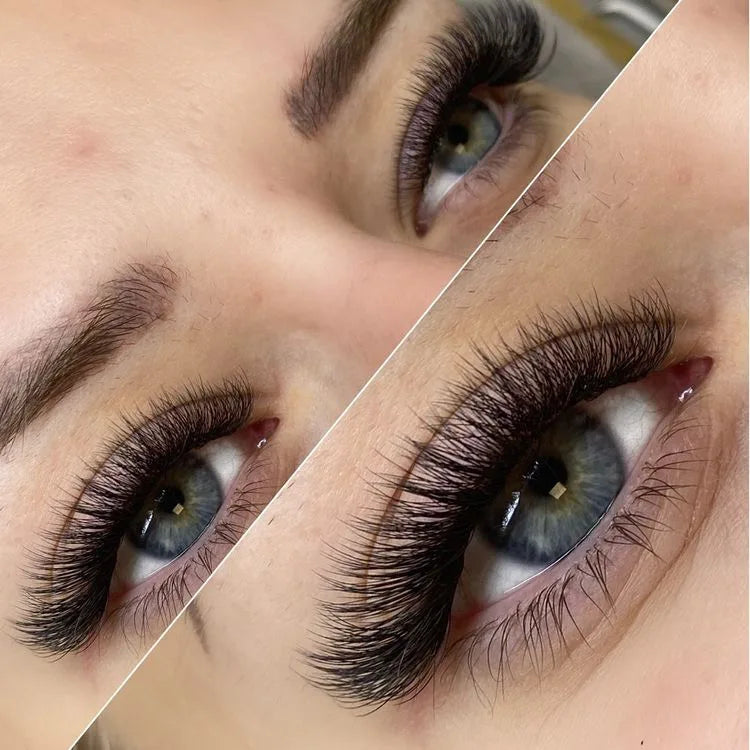 Thin Base Short Stem Eyelashes Volume 3d 4d 5d 6d 7d 8d 9d 10d 0.05 0.07 0.10mm Premade Fans