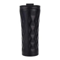 Manufacturer 500 ml Flask Bottle Matt Black Coffee Mug  Stainless Steel Vacuum Insulated Tumbler with Lid