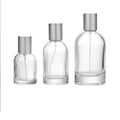 Wholesale Round Empty Clear Fragrance Transparent Perfume Bottle Sliver