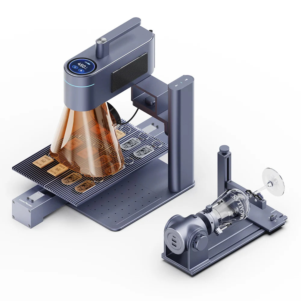 Hottest Selling Portable Laser Engraver Laserpecker4 LP4 Deluxe Version 0.01mm 2000mm/s Dual Laser DIY for All Materials
