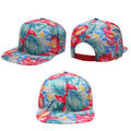 Flora Print Fashion Snapback Cap Colorful Sports Cap Outdoor Sun Hat