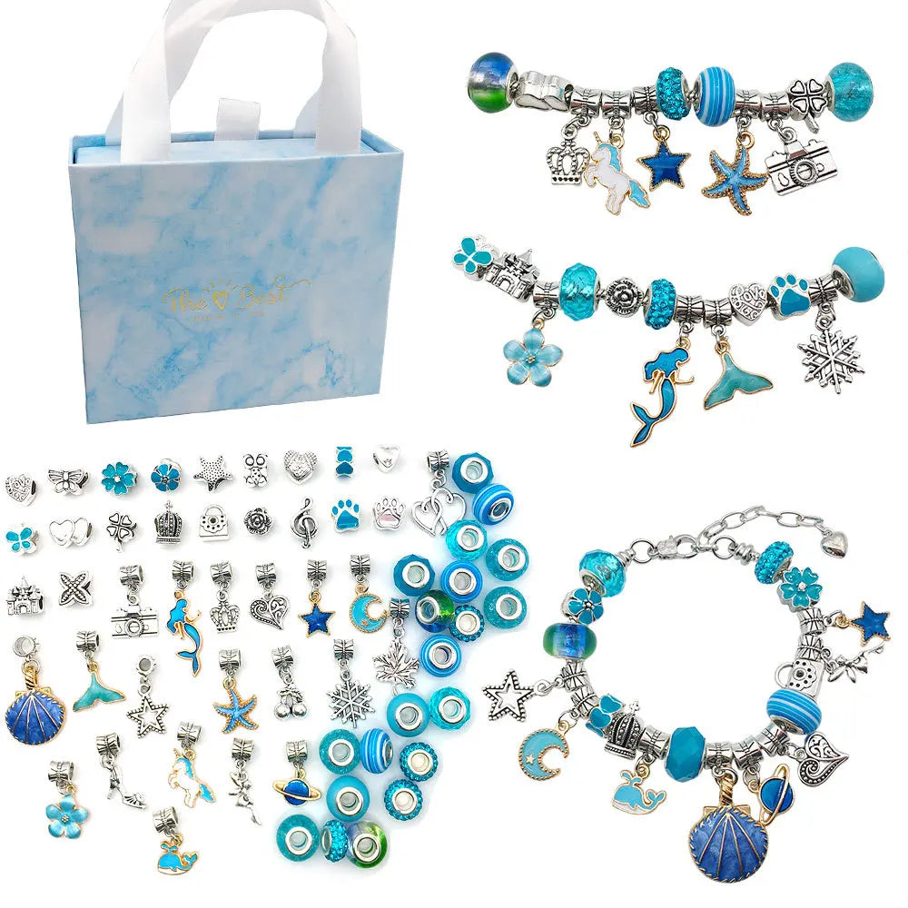 Jewelry Making Supplies Kit  DIYJewelry Charm Bracelets Making Kit Jewelry Making Kits Gift for Adults and Kids