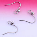 Stainless Steel Dangling Jewellery Making Stainless Steel Titanium Steel Earrings Hooks Ear Hook Earwire Earrings Accessories