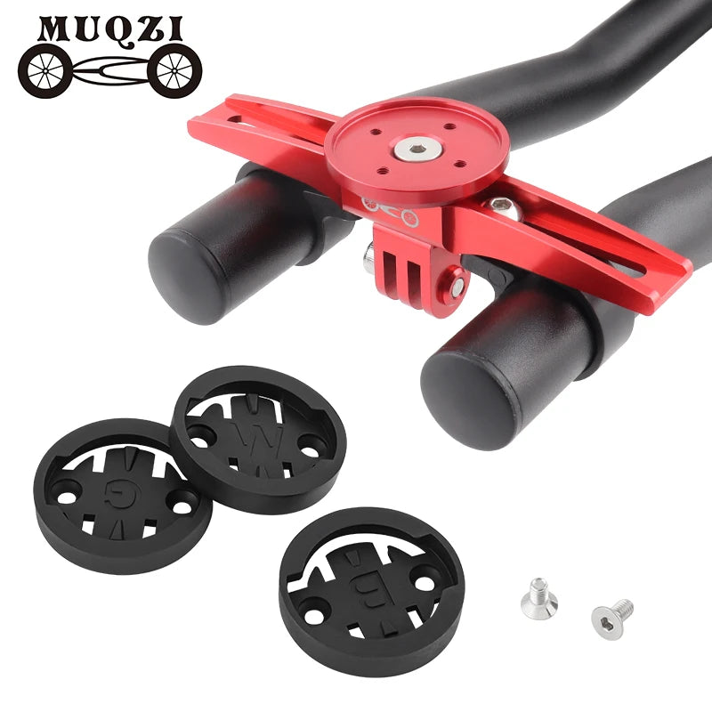 MUQZI Multifunctional Bike Computer Mount 22.2/25.4mm TT Handlebar Sports Camera Bracket Bicycle Flashlight Mount