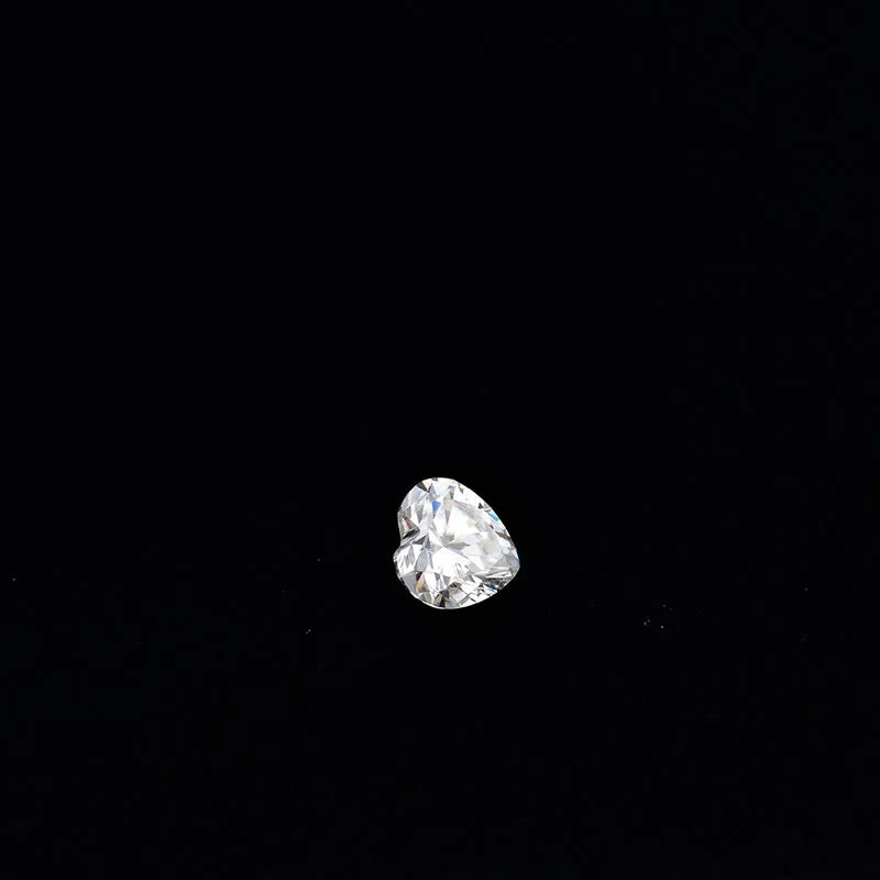 SICGEM Jewelry Gems Wholesale Heart Cut Colorless Moissanite Stone GRA Certified VVS Clarity Loose Moissanite Gemstone
