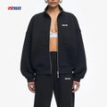 Clothes Wholesale Suppliers Tracksuits for Women Custom Design Sweatsuit Two Piece Zip up Sweatshirt and Jogger Pants Set