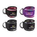 Gym Workout Fitness Padded Cable Machine Ankle Straps for Squat