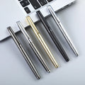 2026 New Promotional Luxury All Matte Black Gel Pen Matte Gun Gray Metal Roller Ball Pen with Custom logo
