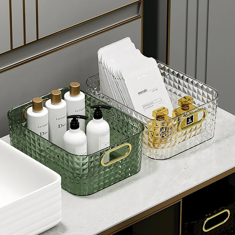 Hot Sale Plastic Box Jewelry Desktop Organizer Flexible Design for Home & Bathroom Storage Load Capacity of 5kg