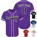OEM & ODM Custom Sublimation Baseball Jersey Unisex V-Neck Uniform with Plus Size & Breathable Fashion Plain Color for Adults