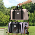 Cat Dog PVC Backpack in Space Capsule Style Foldable Pet Travel Air Bag with Other Closure for Convenient Journey