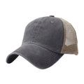 Net Baseball Cap Washed Cotton Solid Color Light Plate Net Cap for Men and Women Spring and Summer Shade Hats