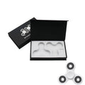 Luxury Flying Spinner Toy for Kids Custom Logo Printed Magnetic Gift Box Rigid Cardboard with Matt Lamination and Embossing